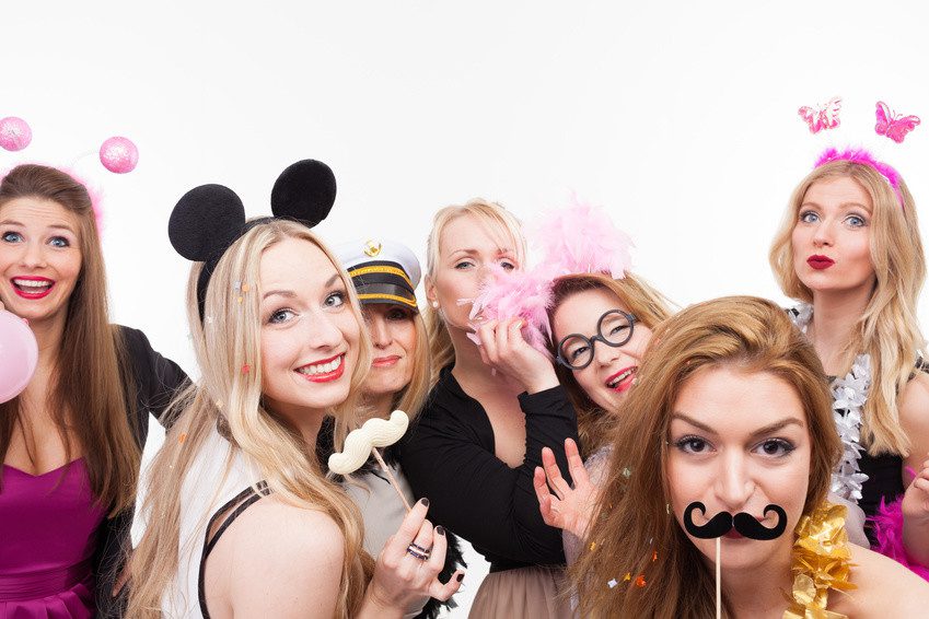 Fotobox Event in Berlin mit Accessoires