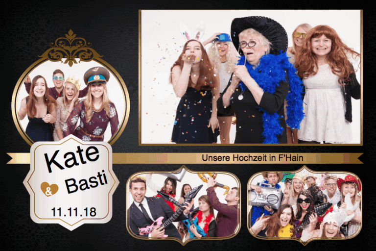 Fotobox Layout Vorlage - individuelles Design für Fotodrucke